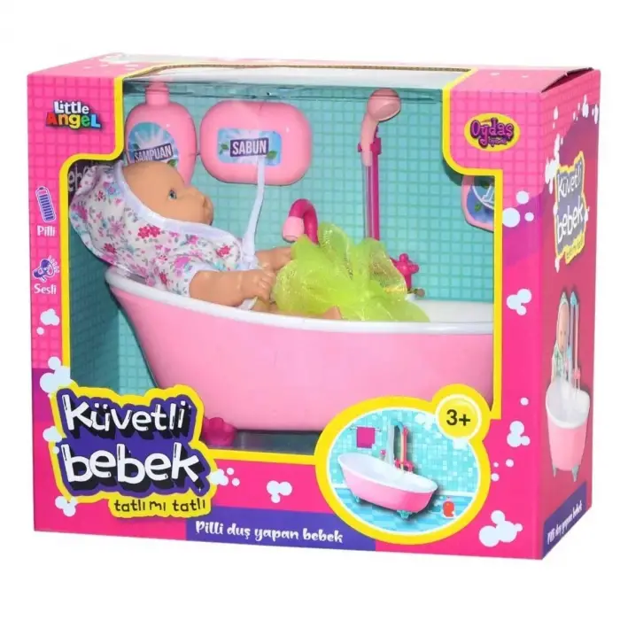 Oydaş Küvette Duş Yapan Bebek 02605 - 1 Adet Stokta Olan Gönderilir