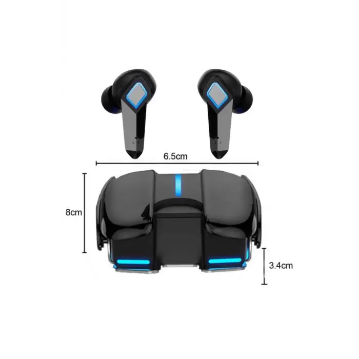 Oyuncu Kulaklığı Gamer Kulaklık ANC Özelliği RGB Işıklı K68 Bluetooth Kulaklık