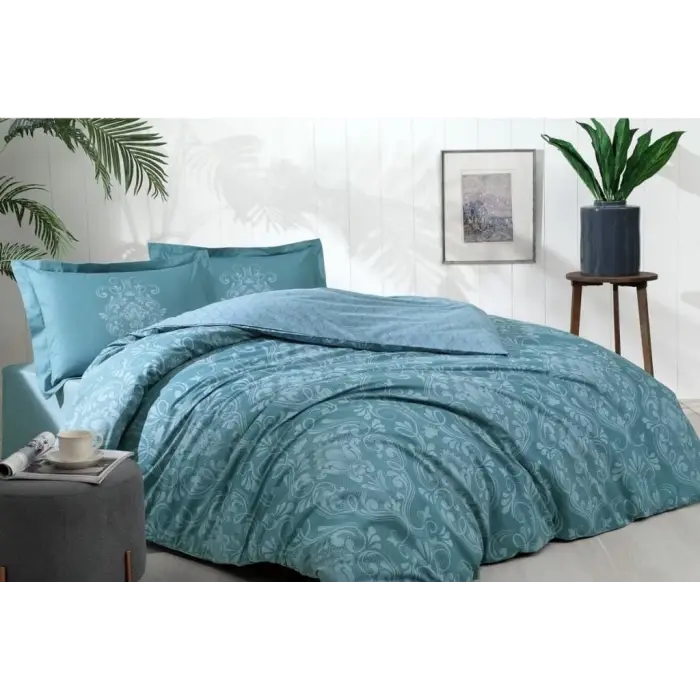 Özdilek Çift Kişilik Ranforce Nevresim Takımı Antico Petrol