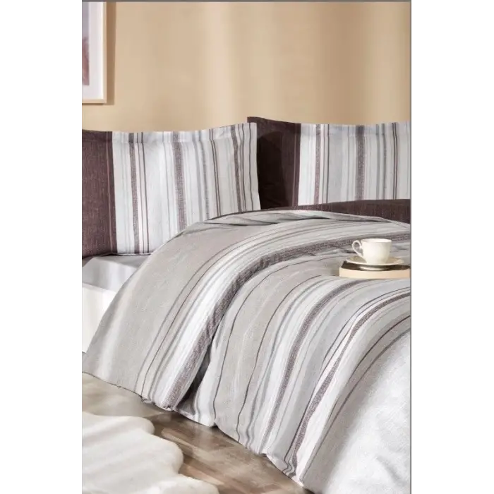 Özdilek Çift Kişilik Ranforce Nevresim Takımı Arenoso Bej