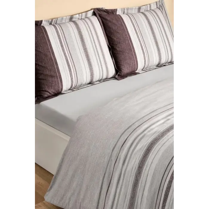 Özdilek Çift Kişilik Ranforce Nevresim Takımı Arenoso Bej