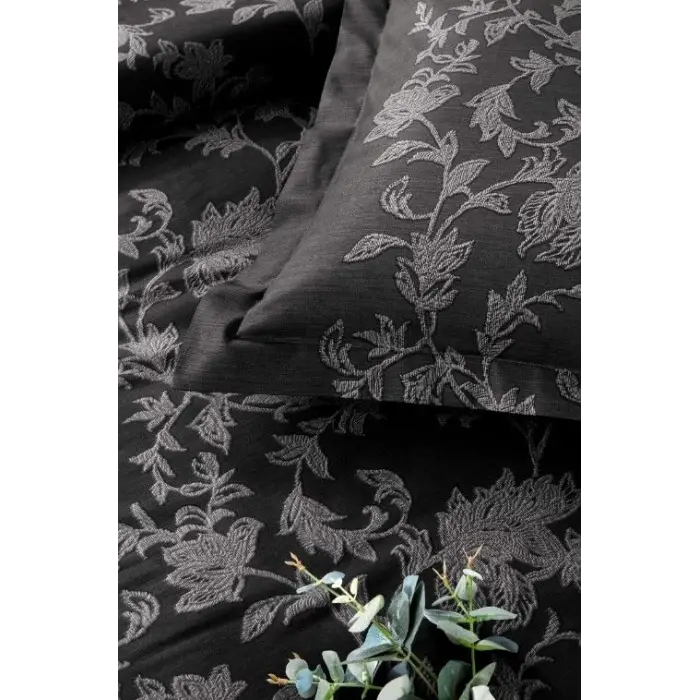 Özdilek Çift Kişilik Ranforce Nevresim Takımı Barocco Antrasit