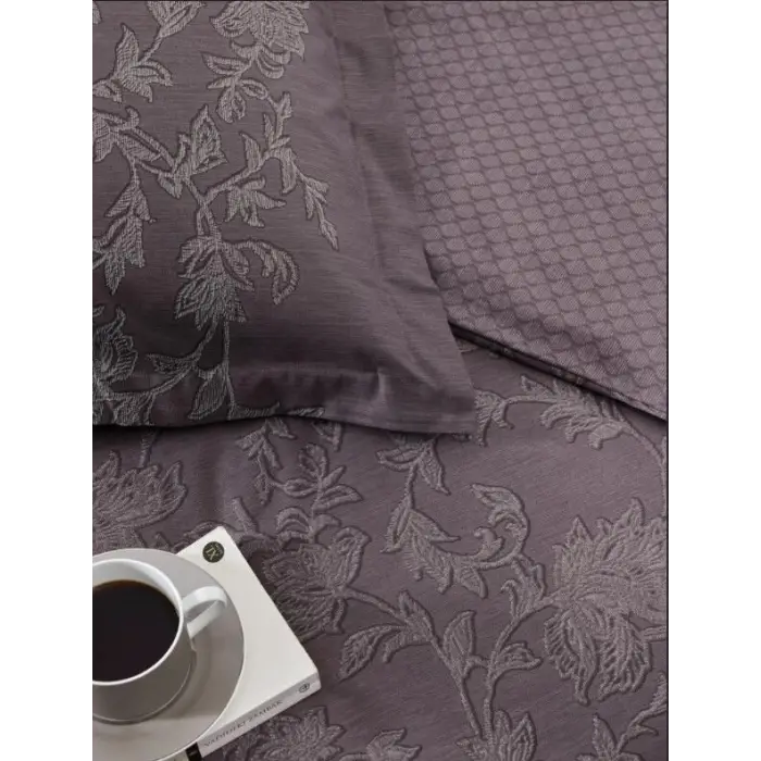 Özdilek Çift Kişilik Ranforce Nevresim Takımı Borocco Mürdüm