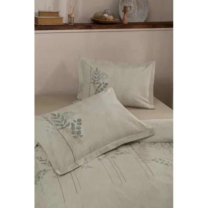 Özdilek Çift Kişilik Ranforce Nevresim Takımı Conium Krem