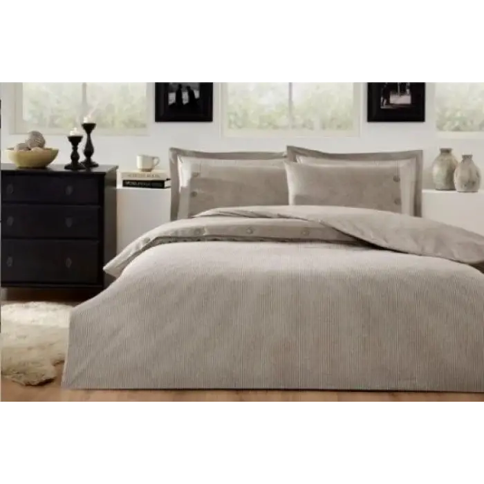 Özdilek Çift Kişilik Ranforce Nevresim Takımı Natural Bej