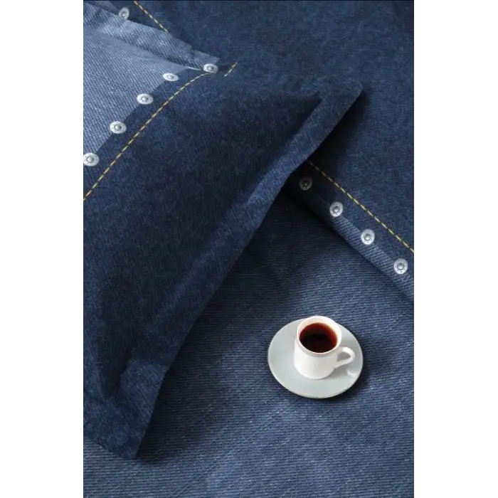 Özdilek Çift Kişilik Ranforce Nevresim Takımı Oregon Lacivert