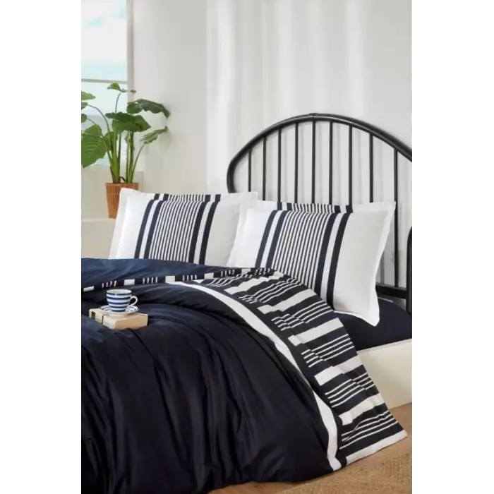 Özdilek Çift Kişilik Ranforce Nevresim Takımı Wonder Lacivert