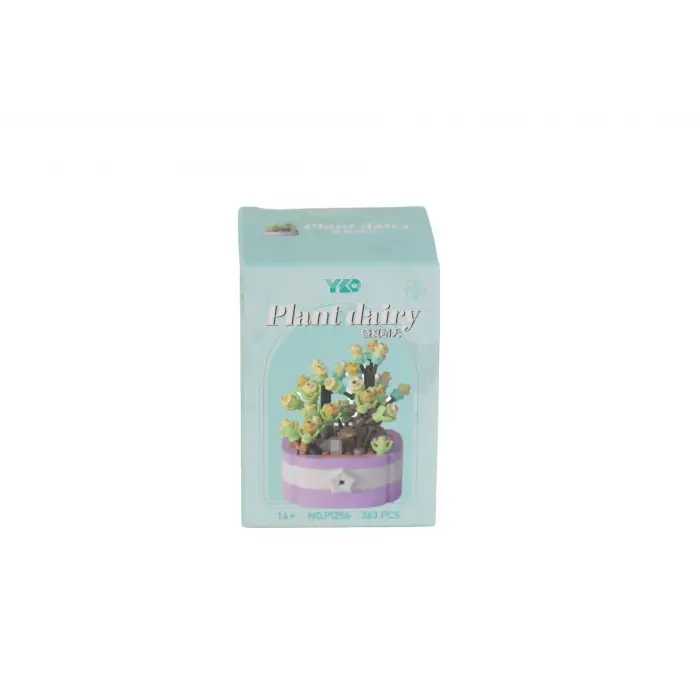 P1256 PANLOS SİMÜLASYON ÇİÇEK SERİSİ 263 PARÇA BLOCK OYUNCAK