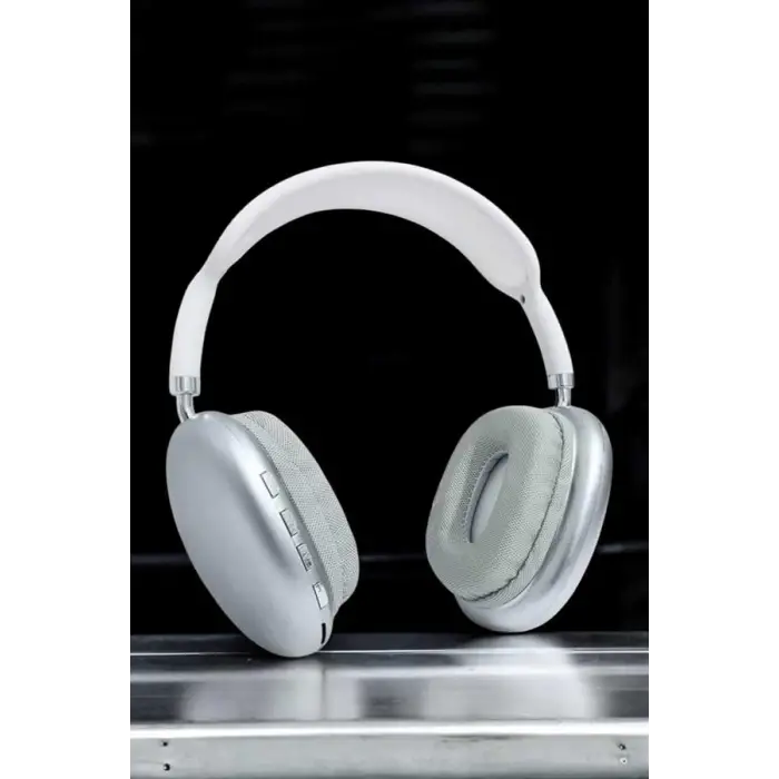 P9 Plus Kablosuz Kulak Üstü Bluetooth Kulaklık Beyaz Mikrofonlu Kulaküstü Kablosuz Kulaklık