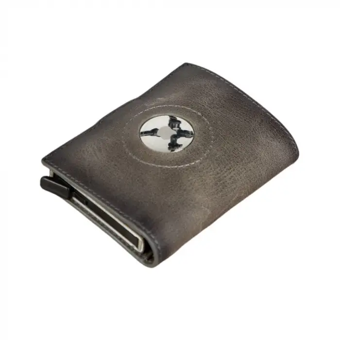 Palertag Deri Cüzdan, Apple AirTag Uyumlu Gri