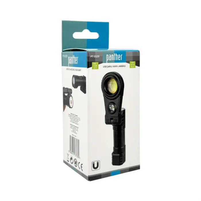 BX PT-5529 USB ŞARJLI KAFA LAMBASI