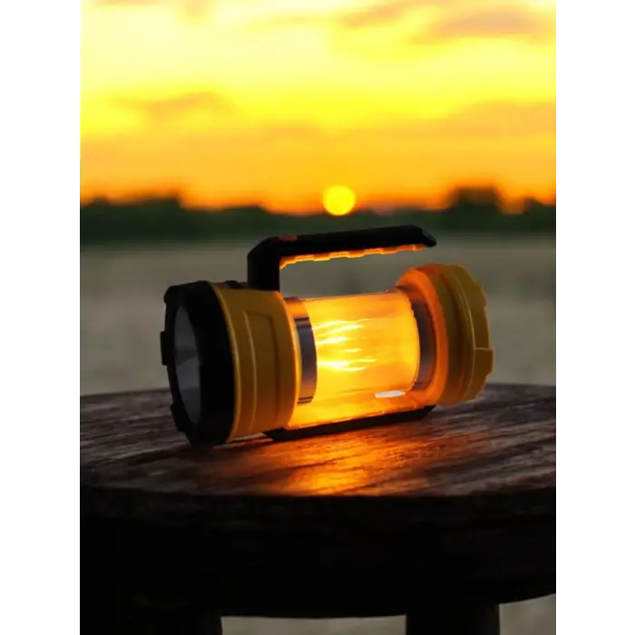 BX PT-6211 USB ŞARJLI SOLAR EL FENERİ