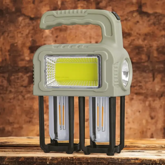 BX PT-6219 USB ŞARJLI SOLAR EL FENERİ