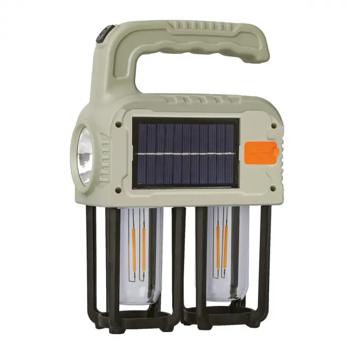 BX PT-6219 USB ŞARJLI SOLAR EL FENERİ