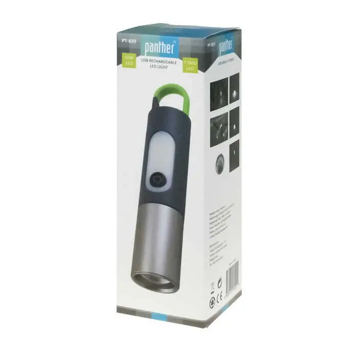 BX PT-839 USB ŞARJLI EL FENERİ