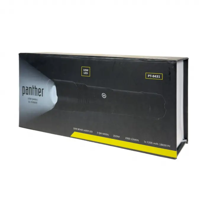 BX PT-8431 USB ŞARJLI EL FENERİ