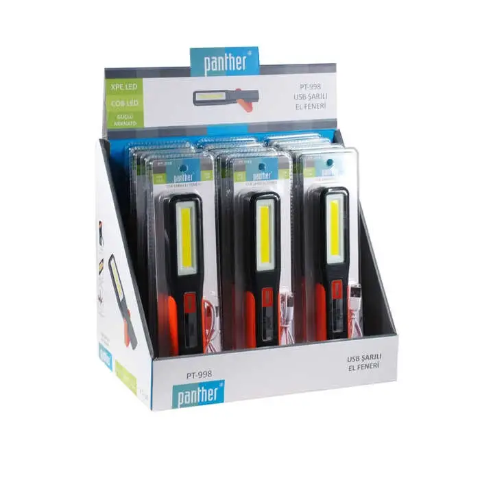 BX PT-998 XPE LED USB ŞARJLI EL FENERİ