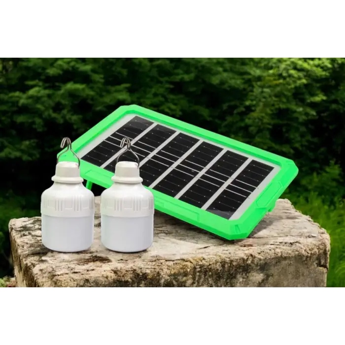 BX PT-S600 ŞARJLI SOLAR KAMP SETİ