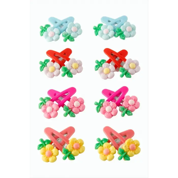 Papatya Çıtçıtlı Toka 4 Adet