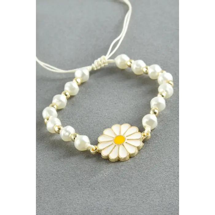 Papatya İnci Bileklik