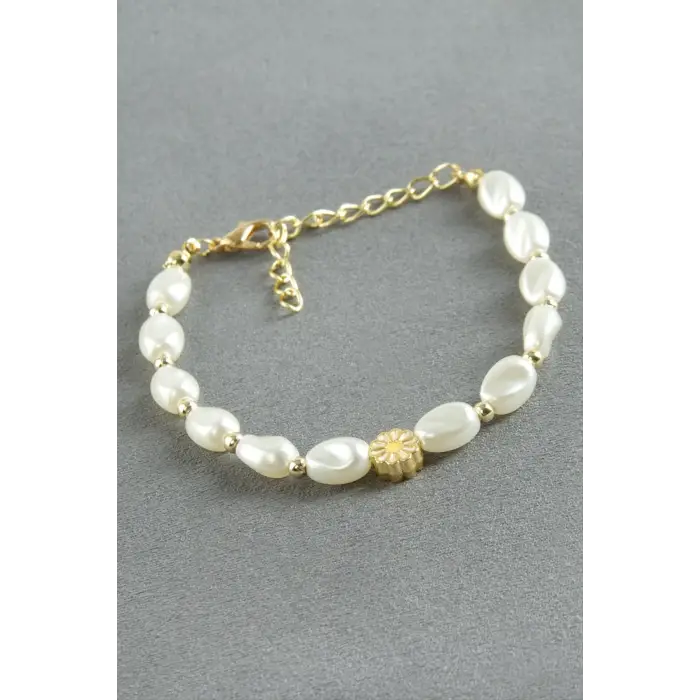 Papatya İnci Bileklik
