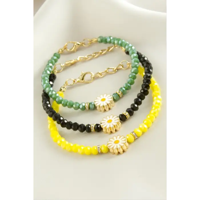 Papatya Kristal Bileklik