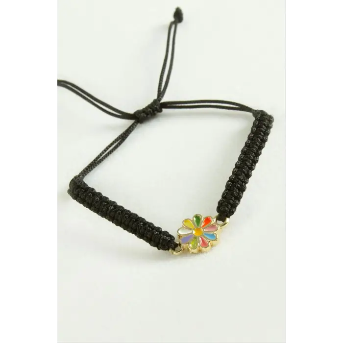 Papatya Makrome İp Bileklik