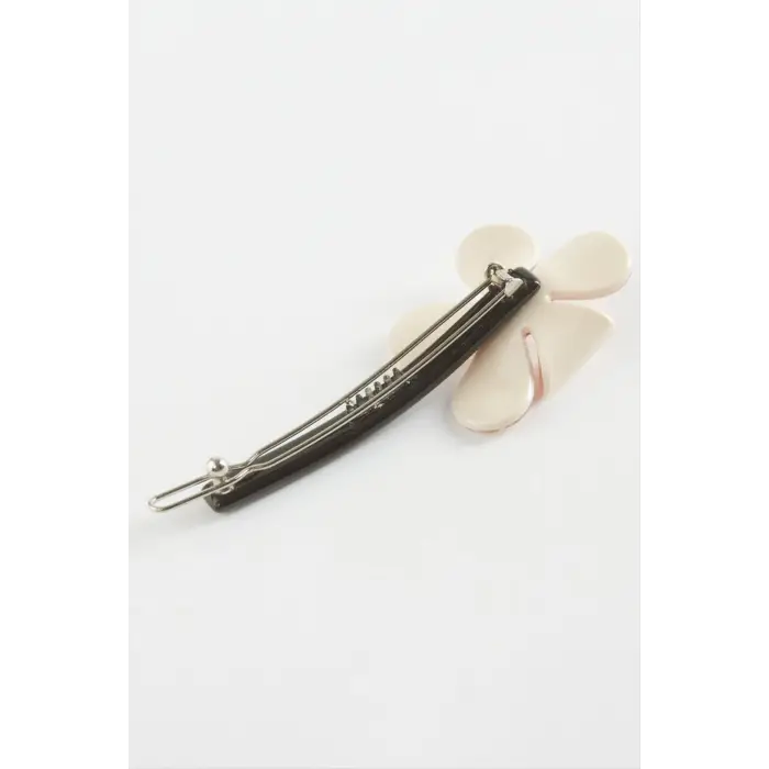 Papatya Taşlı Klipsli Toka