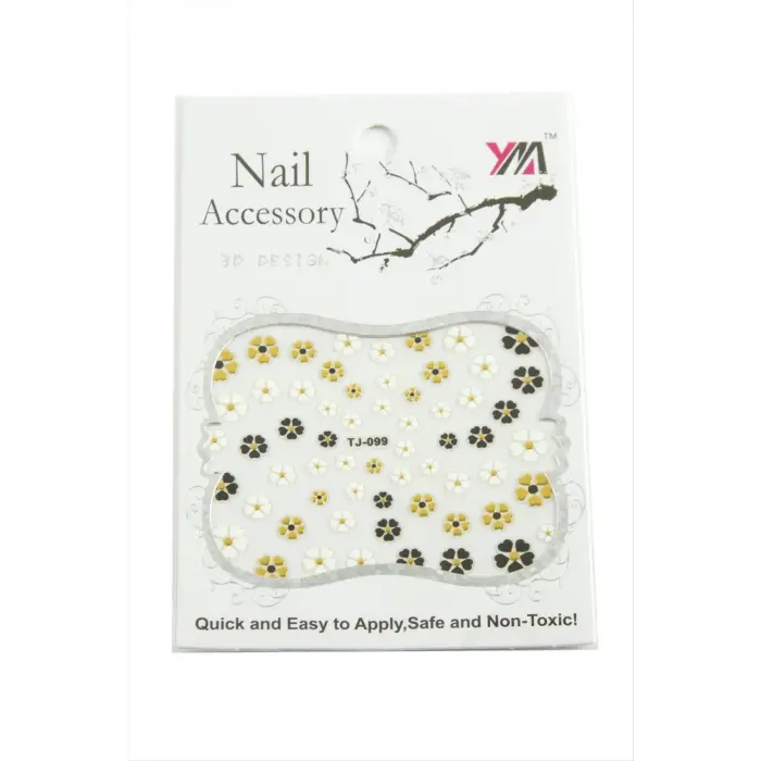 Papatya Tırnak Aksesuarı Tattoo Sticker
