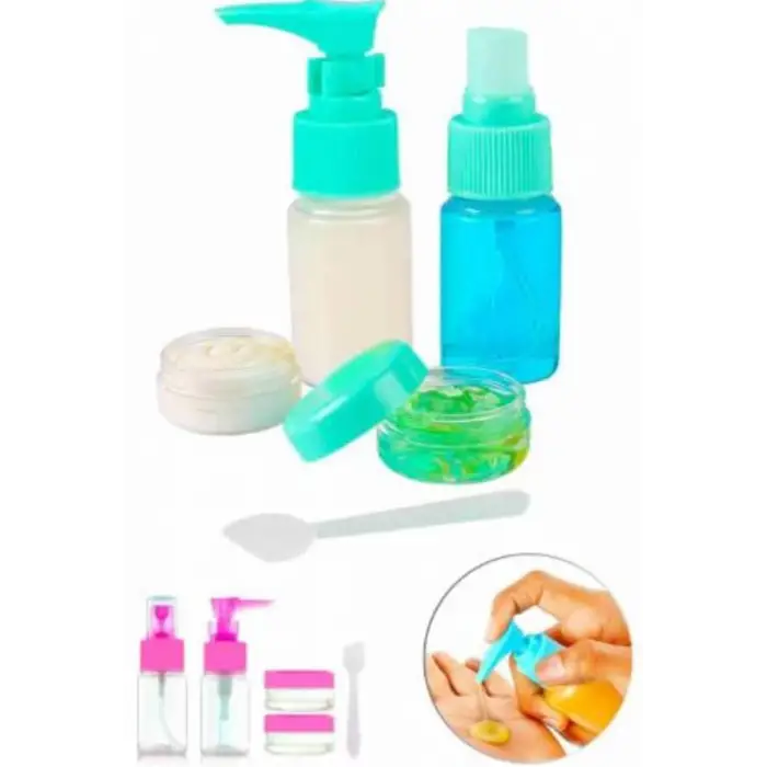 Parfüm Şişesi - Kozmetik Şişesi - 5li Seyahat Doldurulabilir Kozmetik Seti (336336)