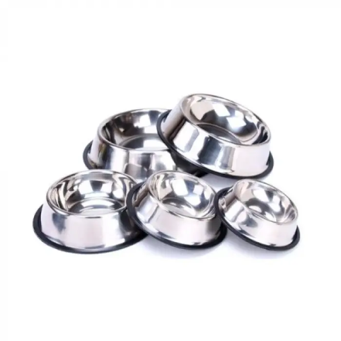 Paslanmaz Çelik Metal Mama Kabı 30 cm.