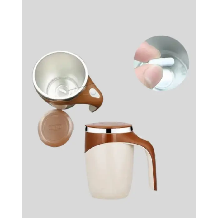 Paslanmaz Çelik Şarjlı Karıştırma Kupa – Otomatik Manyetik Blender Fincan