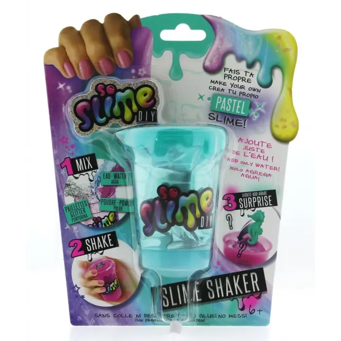 Pastel Yeşil Slime Shaker Rainbow Tekli Paket