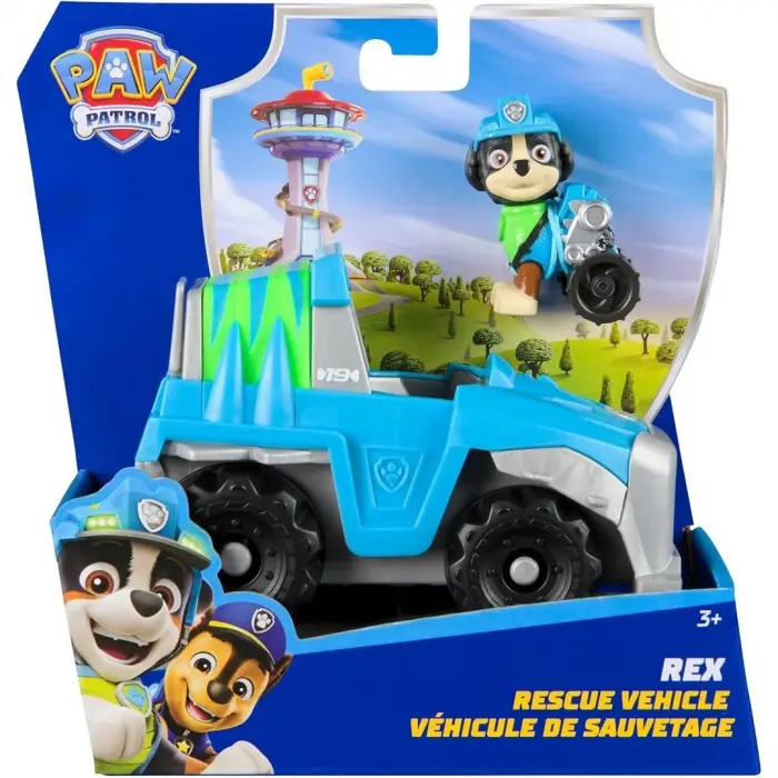 Paw Patrol Rex Kurtarma Aracı ve Figür