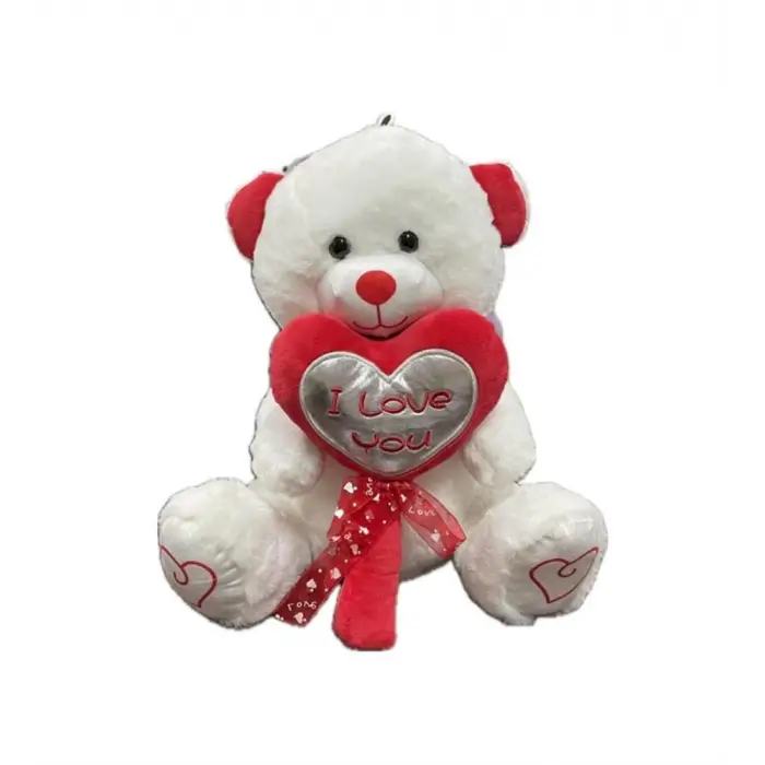 PELUŞ 40 CM ŞEKER KALPLİ AYI HALLEY