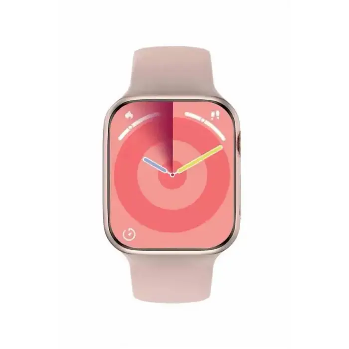 Pembe Akıllı Saat 49mm iOS & Android Uyumlu Arama Özellikli