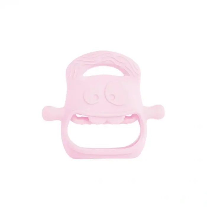 Pembe Bebek Silikon Diş Kaşıyıcı