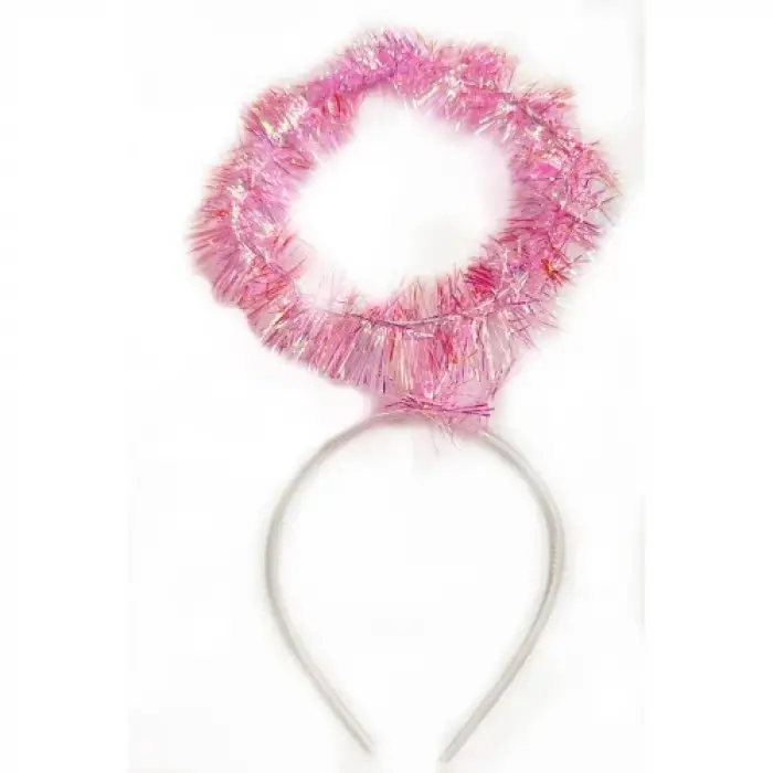 Pembe Metalize Melek Hare Taç