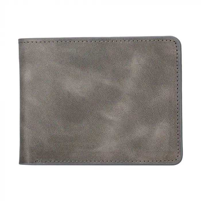 Pier Deri Erkek Cüzdan Rustik Gri