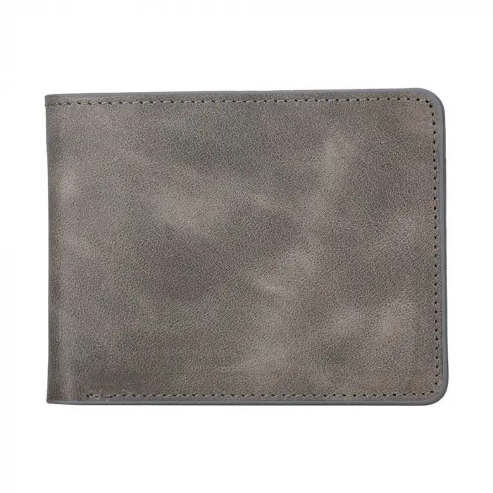 Pier Deri Erkek Cüzdan Rustik Gri