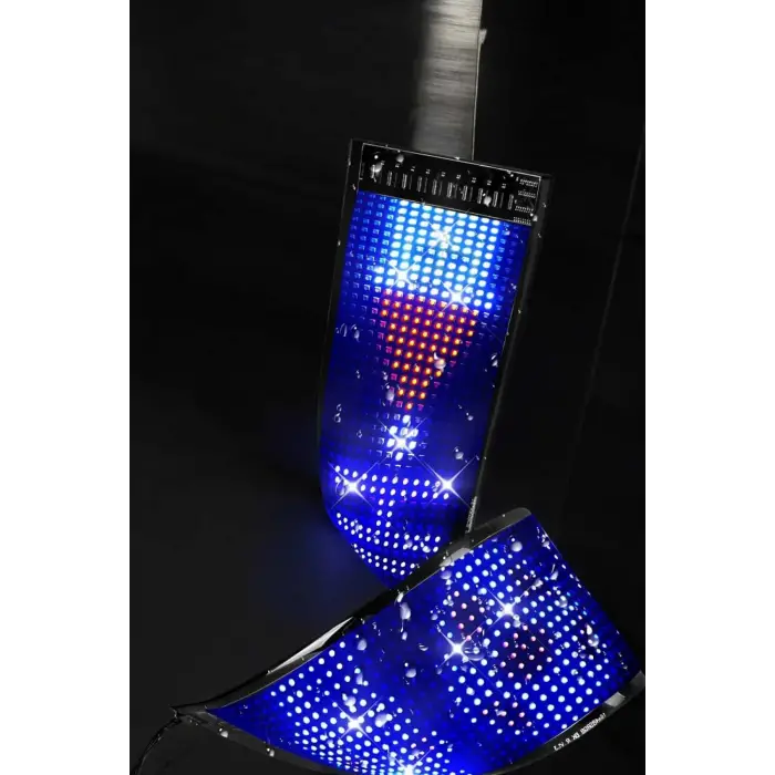 Piksel Led Matrix RGB Işıklı Led Yazılı Bluetooth Bağlantılı