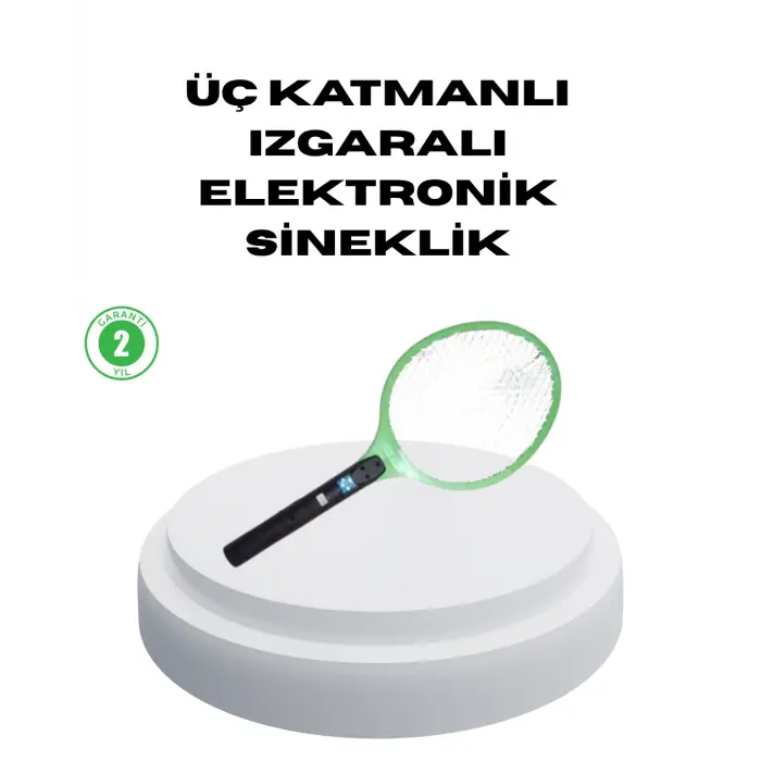Pil ile Çalışan Elektronik Sinek Öldürücü – Çocuk ve Evcil Hayvan Dostu Tasarım