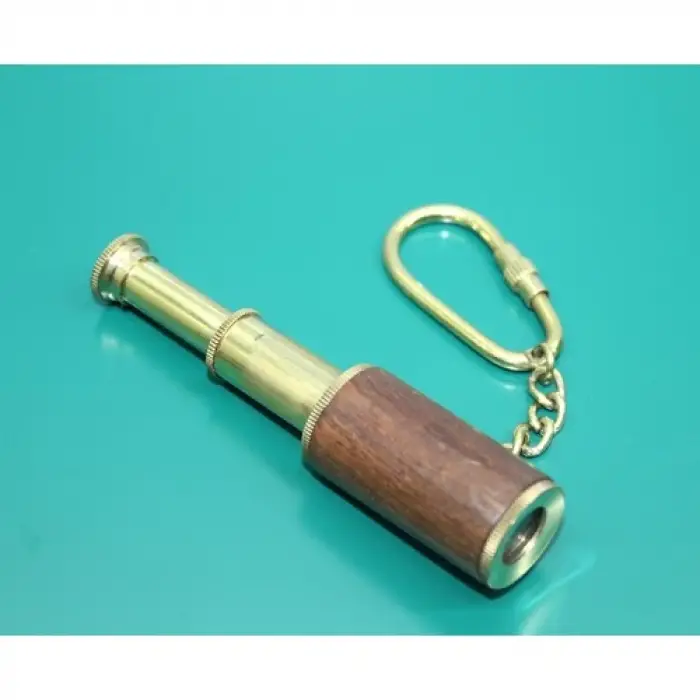 Pirinç Dürbün Anahtarlık