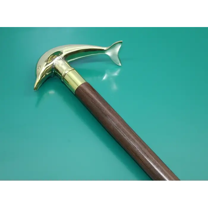 Pirinç Yunus Balıklı Baston