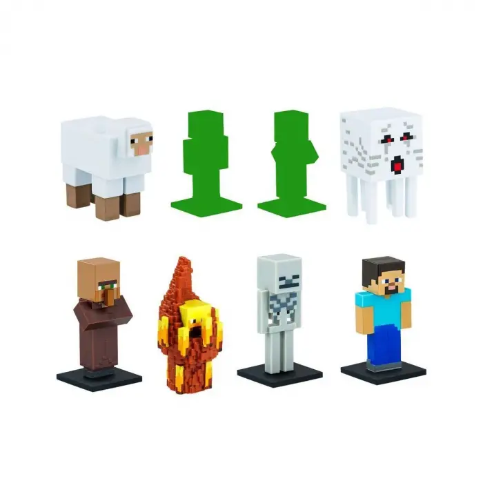 PMI MC2070 Minecraft 3D Figür Toppeez 8li Delüks Set