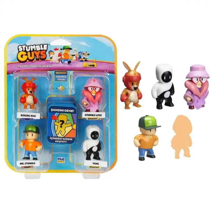 PMI SG2240 Stumble Guys Figür Seti 5li -Necotoys