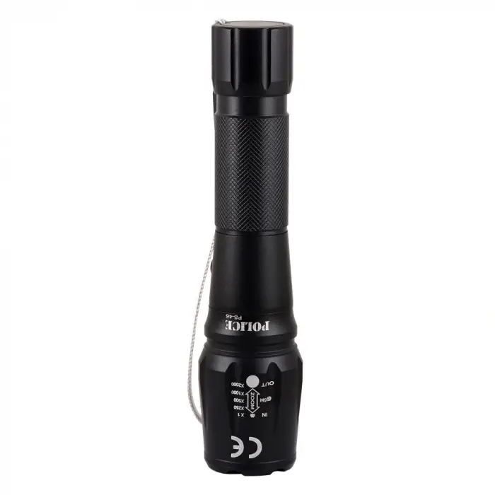 Police Ps-46 Xml6 Led 5 Kademeli Zoomlu Şarjlı El Feneri