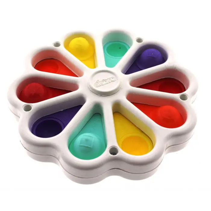 Pop It Eğitici Çark İngilizce Sayılar ve Şekiller