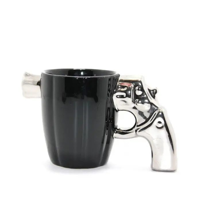 Porselen Silahlı Kupa Bardak Model 1