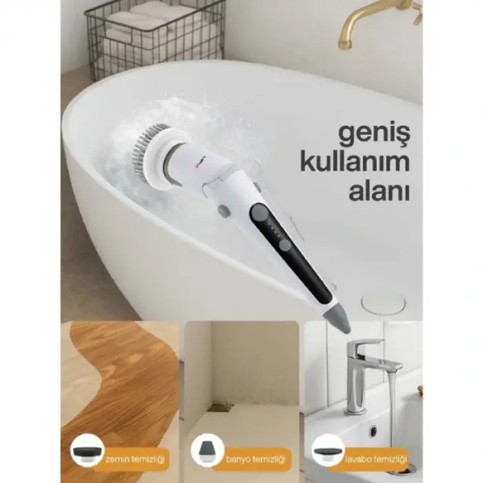 Portatif Şarjlı Temizleme Fırçası